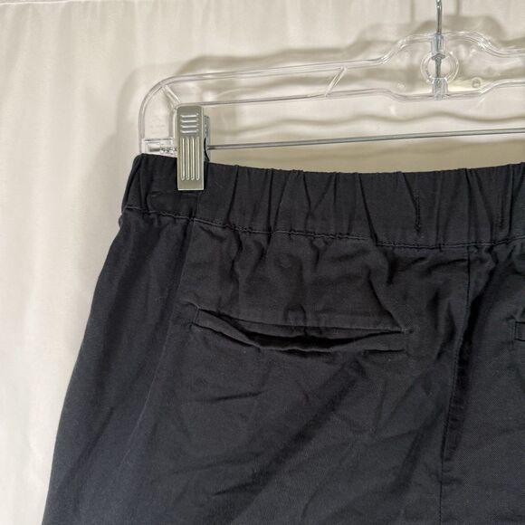 Madewell Shorts Women's Small Black Pull On Lightweight 3" Inseam Pockets Cotton - Picture 7 of 7